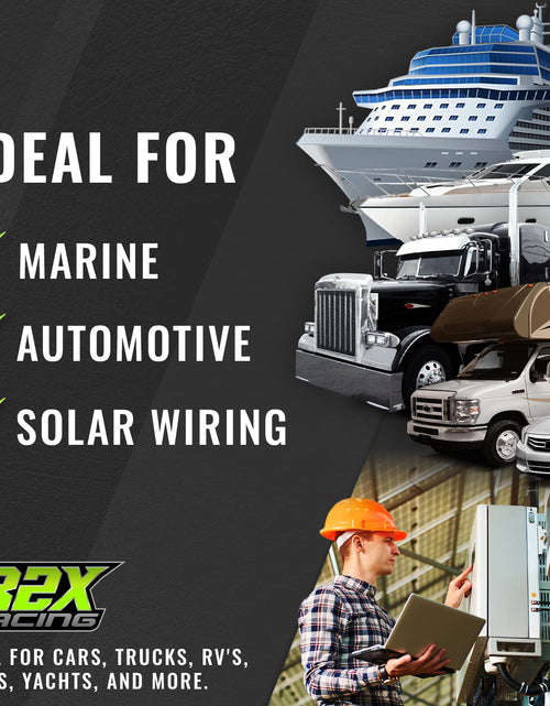 Load image into Gallery viewer, 4 Post Power Distribution Block Bus Bar Pair with Cover - Made in the USA - 250 Amp Rating – Marine Bus Bar, Automotive, and Solar Wiring – Battery Terminal Distribution Block - (Set of 2) (3/8”)
