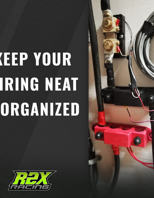 Load image into Gallery viewer, 4 Post Power Distribution Block Bus Bar Pair with Cover - Made in the USA - 250 Amp Rating – Marine Bus Bar, Automotive, and Solar Wiring – Battery Terminal Distribution Block - (Set of 2) (3/8”)
