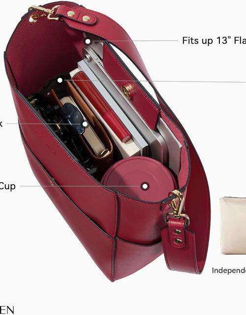 Load image into Gallery viewer, Valentines Day  Women'S Leather Designer Handbags Tote Purses Shoulder Bucket Bags
