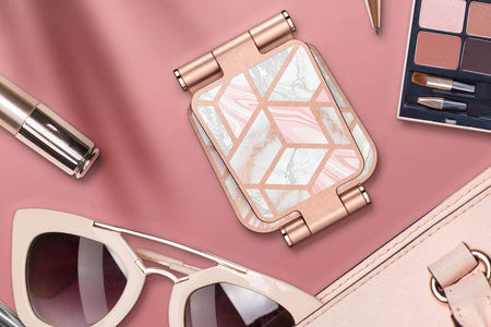 Cell Phone Stand, Foldable Adjustable Phone Mount Holder, Compatible with Iphone 14/Iphone 13/Iphone 12/Iphone 11/Galaxy S22/S21/Pixel 6, Android Smartphones, All Smart Phone (Marble)